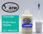 Preview: Chevrolet, Bright Aqua Metallic, 43 / WA243A: 20ml Lackstift, von ATW Autoteile West.